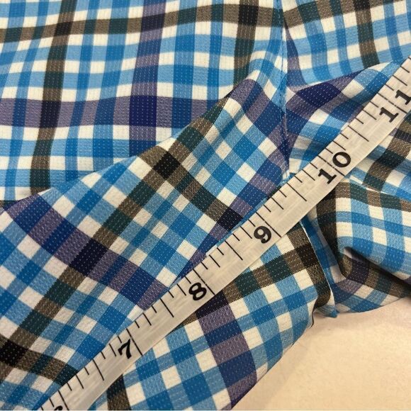 Puma Dry Cell Golf Tech Blue Plaid Golf Shorts Women's NWT Sz 4 - Picture 5 of 7